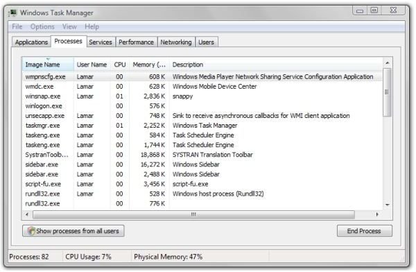 Windows Equivalents - Using  "Task Manager" in Ubuntu