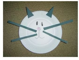 2 Easy Paper Craft Projects for Toddlers: Paper Plate Cats & Hand Print Flowers