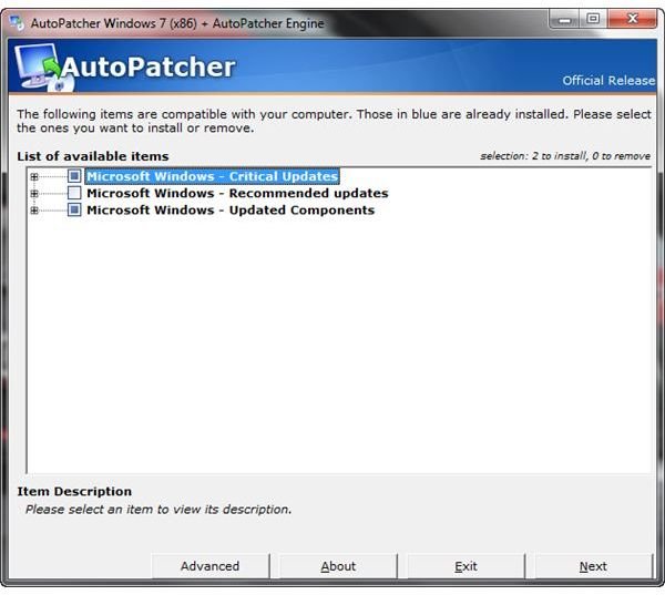 How to Use Windows 7 AutoPatcher to Install Windows Updates
