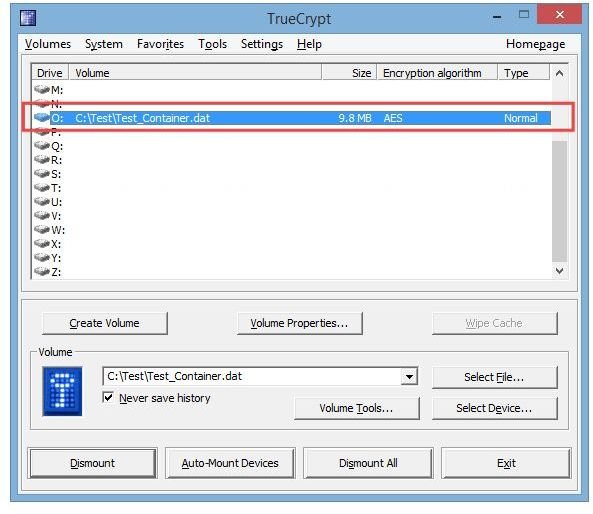 Что такое файл контейнер truecrypt