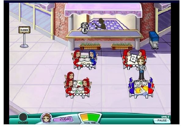 Diner Dash game screenshot