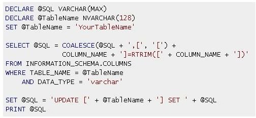 SQL RTRIM Function: Usage & Examples