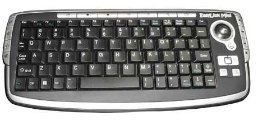 EasyLink 2.4Ghz wireless mini keyboard with built-in optical trackball