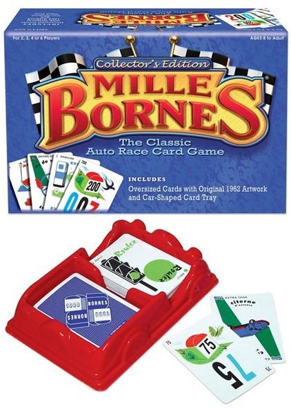 Mille Bornes is a french game loved by adults and children alike.