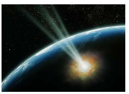 An artist&rsquo;s rendering of an extinction event