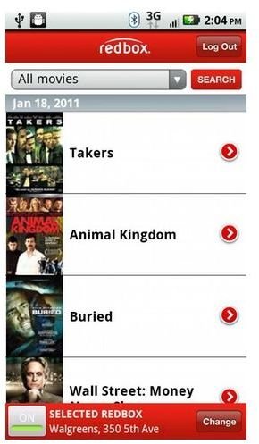 Redbox android app review