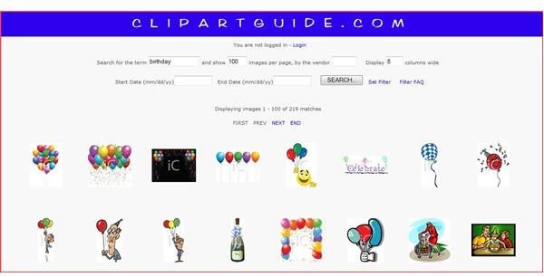 Birthday Banner Clip Art for Homemade Banners with Flare