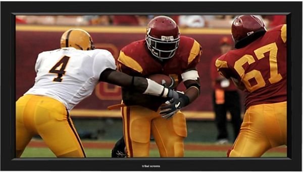 Projector Screen Fixed Frame - Football Running Back jpg