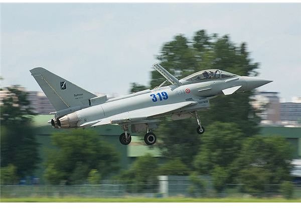 Wiki Commons Eurofighter Dogfights - Landing Typhoon