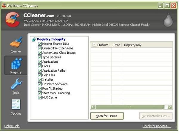 CCleaner - Removes Junk While Cleaning Windows Registry 
