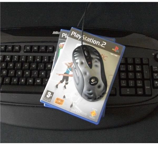 playstation 2 keyboard and mouse