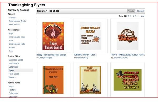 T Flyers from Zazzle