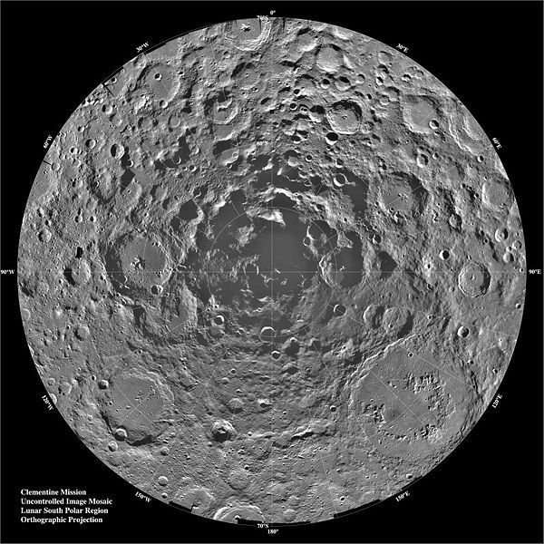 South Pole of the Moon