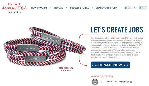 Starbuck's Create Jobs for USA Program: Great Initiative or Great Marketing?