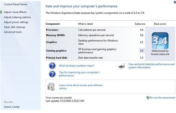 How to Improve Performance on Vista Using WEI