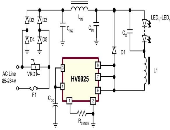 230 Volts Programmable PWM Controlled LED Dimmer Circuit Diagram, Image