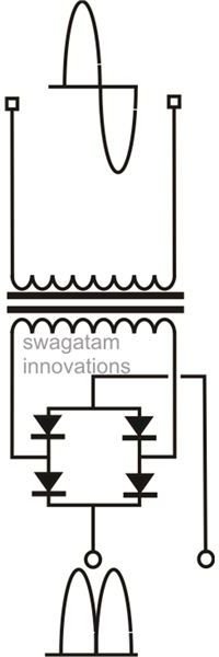 Four Diode Bridge, Full Wave Rectification, Image