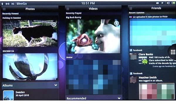 The MeeGo User Interface
