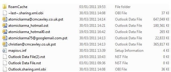 How to Find Microsoft Outlook Email File Locations