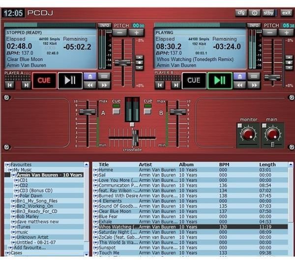 how to turn on auto mix pcdj dex