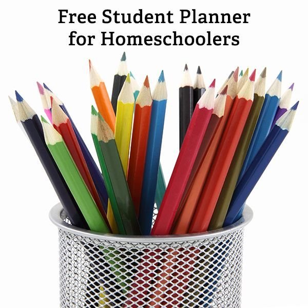 Organize Your Year with a Downloadable Homeschool Student Planner