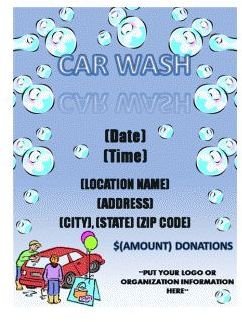 Free Sample Car Wash Flyer Templates