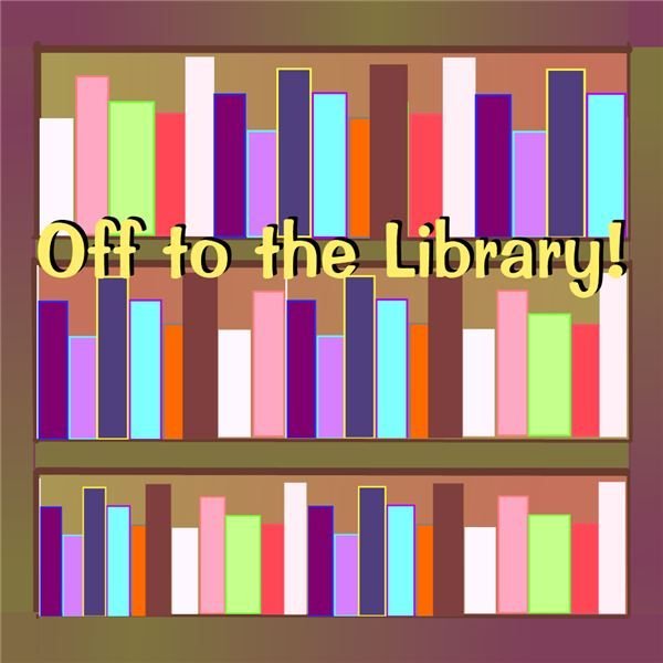 Pick up and drop off your books in style with this library canvas bag template