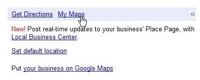 Click on My Maps