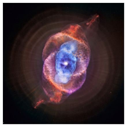 Cat&rsquo;s Eye Nebula, Hubble & Chandra composite