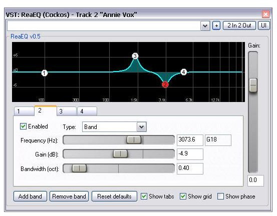 Applying EQ Changes