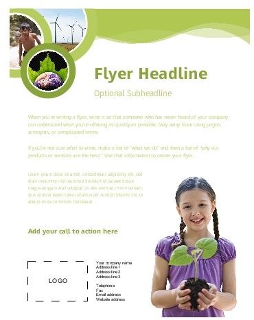 microsoft publisher flyer template