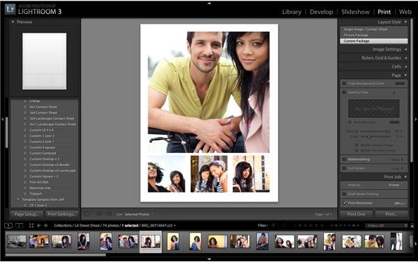 Adobe Lightroom 3 Review: Custom Contact Sheets