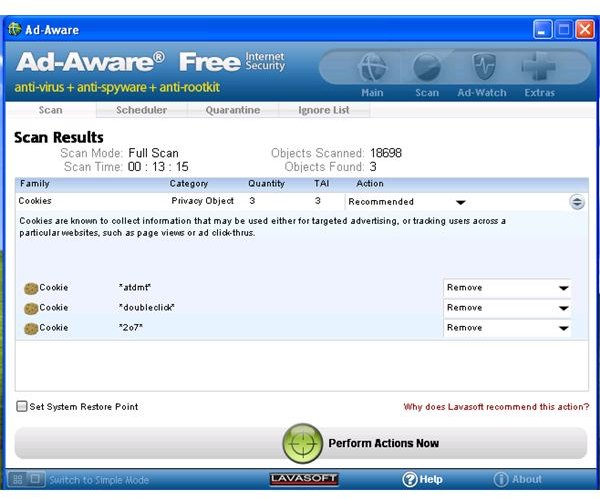 Free antivirus and trojan removers: Ad-Aware