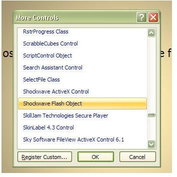 Shockwave Flash Object