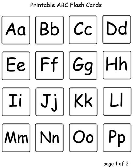 Printable Preschool Three Letter Words With Photos And Flash Cards To 
