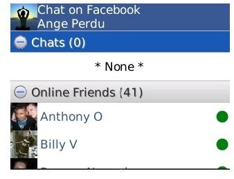 Chat on Facebook App