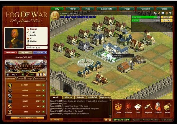 Browser MMO Games: Napoleonic Wars Game Guide