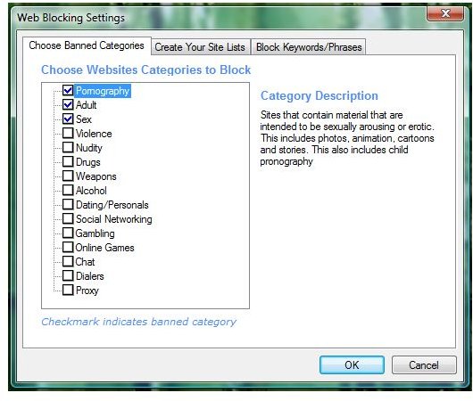 Web Blocking Option in KSS