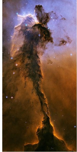 The Star-forming Nebula looks like an Eagle Ready to Pounce on Its Prey