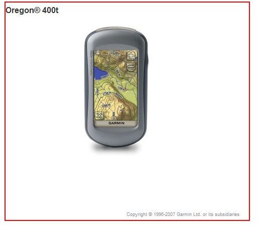 Garmin Oregon 400t