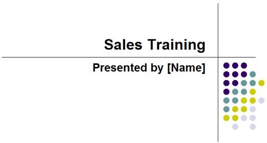 Sales Training PowerPoint Template