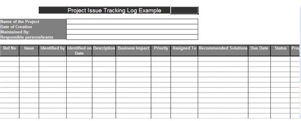 Free Issue Tracking Template for Excel