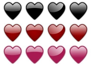 heart-graphics -glass-hearts
