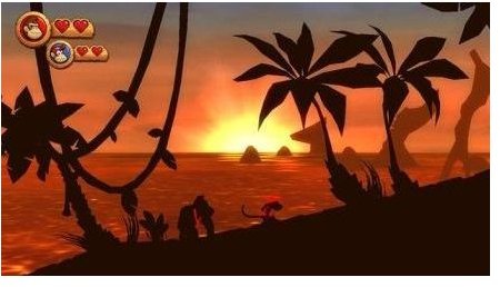 The art style in Donkey Kong Country Returns is rich and impressive.