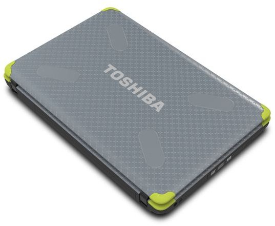 Toshiba L735D Closed Top View