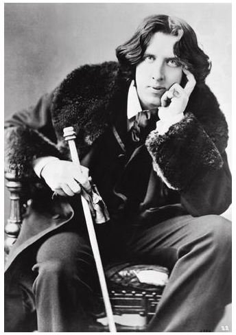 Oscar Wilde in his favorite coat