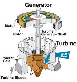 Kaplan Turbine ( electricalandelectronics.org)