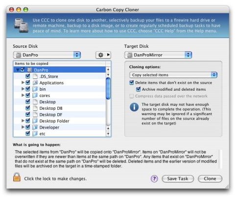 carbon copy cloner 3.1 backup utility