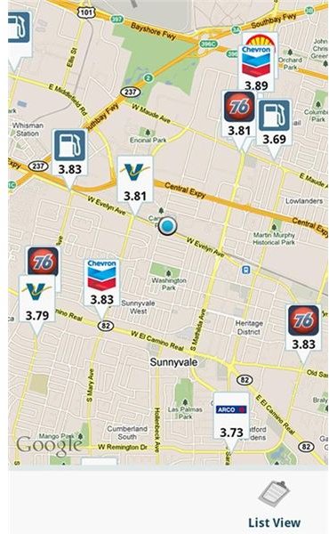 GasBuddy Map