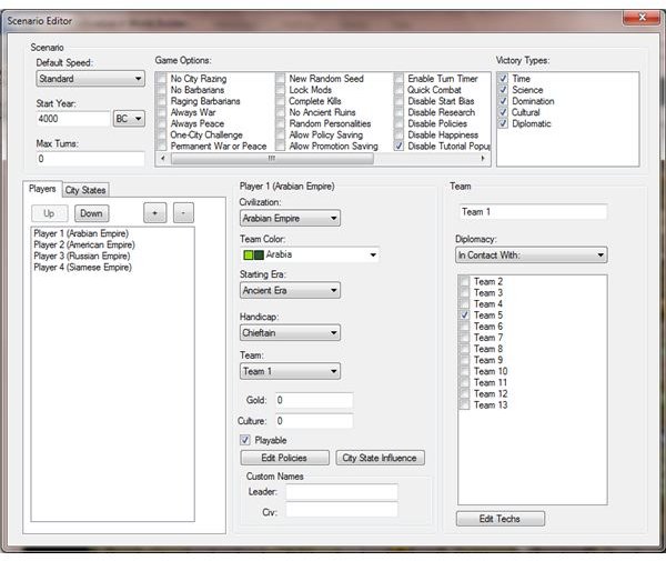 map editor civ 5